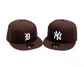 Kappe New Era - MLB Seasonal 59FIFTY - Detroit Tigers - Burnt Wood - Brown