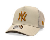 Kappe New Era - MLB Essential 9FORTY Trucker - NY Yankees - Stone