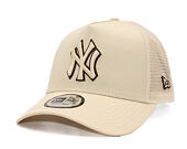 Kappe New Era - MLB Outline 9FORTY Trucker - NY Yankees - Cream