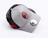 Kappe New Era -  Patch 9FORTY Trucker - Ac Milan - Grey
