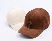 Kappe New Era - MLB Cord 9FORTY M-CROWN - LA Dodgers - Chestnut Brown