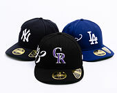 Kappe New Era - MLB Established 59FIFTY Low Profile - Colorado Rockies - Black