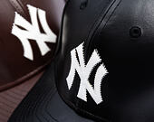 Kappe New Era - MLB IMAGE DROP - Leather 9FORTY M-CROWN - NY Yankees - Black