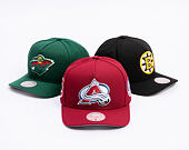 Kappe Mitchell & Ness - Colorado Avalanche - Double Clutch Pro Snapback - Maroon