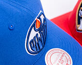 Kappe Mitchell & Ness - Edmonton Oilers - Team Ground 2.0 Pro Snapback - Navy