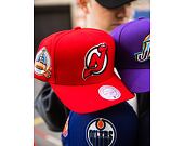 Kappe Mitchell & Ness - New Jersey Devils - Double Clutch Pro Snapback - Red