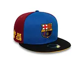 Kappe New Era - "Mes Que Un" 59FIFTY - Barcelona FC - Cardinal/Blue