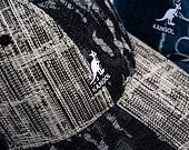 Kappe Kangol - TRENDS PACK - Denim Mashup Baseball - Black Topstitch