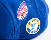Kappe Mitchell & Ness - NHL Double Clutch Pro Snapback St. Louis Blues - Royal
