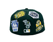 Kappe New Era - MLB All Over Logo 59FIFTY - Oakland Athletics - Team Color