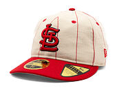 Kappe New Era - MLB Retro Linen Pinstripe 59FIFTY Retro Crown - St. Louis Cardinals - Team Color