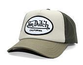 Kappe Von Dutch - Trucker - Cali Patch Olive/White