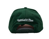 Kappe Mitchell & Ness  - Branded Emerald Slam Pro Pinch Snapback - Green/Orange