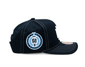 Kappe Mitchell & Ness  - Branded Baseline -Pro Crown Snapback - Navy