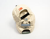 Kappe New Era - MLB Side Script 9FORTY M-CROWN - LA Dodgers - Cream / Pastel Green