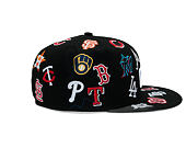 Kappe New Era - MLB All Over Logo 59FIFTY - Black
