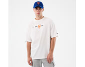 T-Shirt New Era - MLB Script Oversized Tee - NY Mets - White