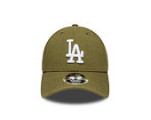 Kappe New Era - MLB Linen 9FORTY M-CROWN - LA Dodgers - New Olive