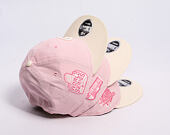 Kappe New Era - MLB Washed Tie Dye 9FIFTY Retro Crown - Atlanta Braves - Pink