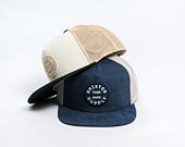 Kappe Brixton - Oath Mp Trucker Hat - Blue Chambray/White