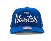 Kappe Mitchell & Ness - Player Script Hwc - NBA - Dallas Mavericks - Dirk Nowitzki - Blue