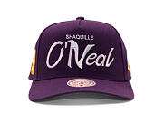 Kappe Mitchell & Ness - Player Script Hwc - NBA - Los Angeles Lakers - Shaquille O'Neal - Purple_Whi