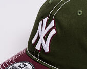 Kappe New Era - MLB "Seasonal 2 Tone" 9TWENTY - NY Yankees - Green / Burgundy