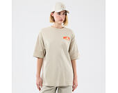 T-Shirt New Era - Branded Food Character Oversized Tee - Stone