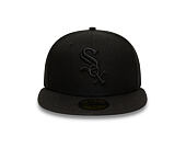 Kappe New Era - MLB Black on Black 59FIFTY - Chicago White Sox - Black