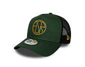 Kappe New Era - Seasonal 9FORTY A-Frame Trucker - AS Roma - Cilantro Green