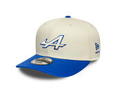 Kappe New Era - F1 Contrast Visor 9SEVENTY Stretch-Snap - Alpine Racing - Ivory
