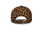 Damen Kappe New Era - MLB Leopard Cord 9FORTY - NY Yankees - Stone / Black