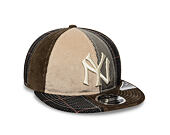 Kappe New Era - MLB IMAGE DROP Patchwork 9FIFTY Retro Crown - NY Yankees - Brown