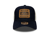 Kappe New Era - Branded Patch Denim 9FORTY A-Frame Trucker - Royal