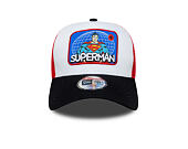 Kinder Kappe New Era - DC Patch 9FORTY A-Frame Trucker - Superman - White / Navy
