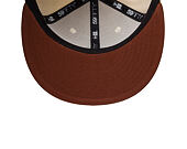 Kappe New Era - MLB League Essential 59FIFTY - NY Yankees - Cream / Deep Auburn