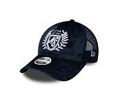 Damen Kappe New Era - Branded Velour 9FORTY M-CROWN A-Frame Trucker - Navy