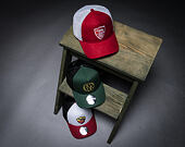Kappe New Era - Core 9FORTY A-Frame Trucker - AS Roma - White / Red