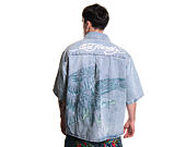 Hemd Ed Hardy - Mens Eagle And Stars Relaxed Denim Shirt - Bleach