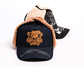 Kappe Ed Hardy - Unisex Love Kills Slowly Denim 5 Panel Trapper Cap - Indigo
