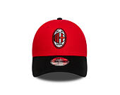 Kinder Kappe New Era - Contrast Stitch 9FORTY - AC MILAN - Scarlet
