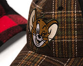 Kappe Capslab - Tom & Jerry Trucker - Jerry Wink Checkered - Brown / Black