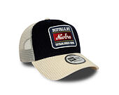 Kappe New Era - Branded Cord Visor 9FORTY A-Frame Trucker - Navy / Stone