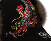 Kappe Ed Hardy - Crawling Dragon Trapper - Black