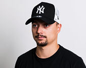 Kappe New Era - MLB Clean 9FORTY Trucker - NY Yankees - Black / White