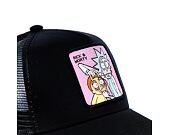 Kappe Capslab - Trucker Rick und Morty - Schwarz / Lila