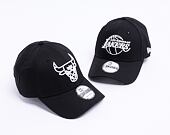Kappe New Era 9FORTY NBA Essential outline Chicago Bulls Strapback Black