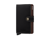 Geldbörse Secrid Miniwallet Saffiano Brown