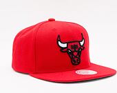Kappe Mitchell & Ness - NBA Team Ground 2.0 Snapback - Chicago Bulls - Red
