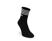 3 Paar Socken New Era Stripe Crew 3Pack Black